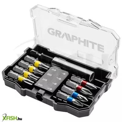 Neotools csavarhúzó bitkészlet, 10 részes, bitek 25mm - 8db, mágneses bittartó 1db., univerzális doboz 1db