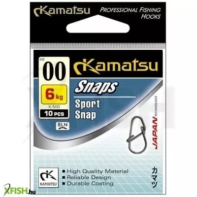 kamatsu sport snap micro pergető kapocs 10db/csomag