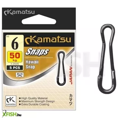 Kamatsu Hawaii Snap K2026 Gyorskapocs 2-es 12Kg 10db/csomag