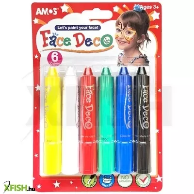 Amos arcfestő kréta 6 darabos