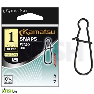 kamatsu crosslock snap k2174 pergető kapocs 00-ás 10db/csomag