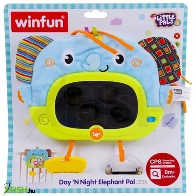 winfat elefánt ágyra akasztós bébijáték