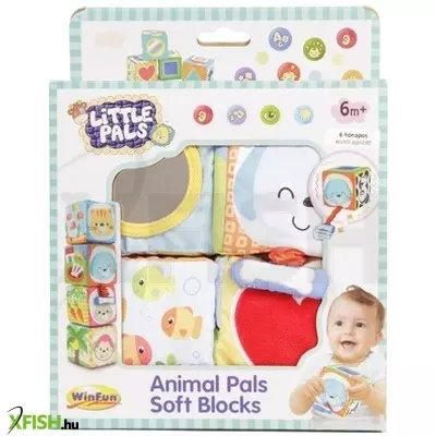 winfat plüsskocka 4 darabos bébijáték