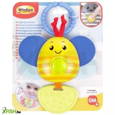 winfat világító méhecske rágóka bébijáték
