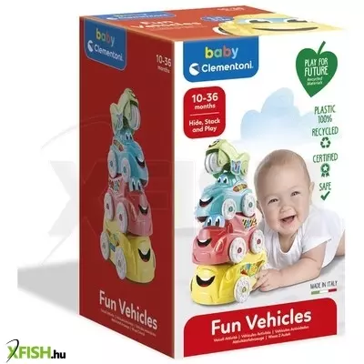 clementoni egymásba rejthető járművek