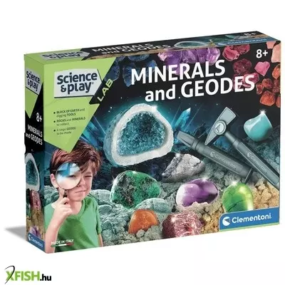 clementoni tudomány és játék - ásványok és geódák