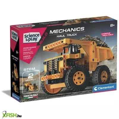 Clementoni tudomány és játék - teherautó építőkészlet
