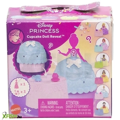 Mattel disney hercegnők mini cupcake meglepetés hercegnő