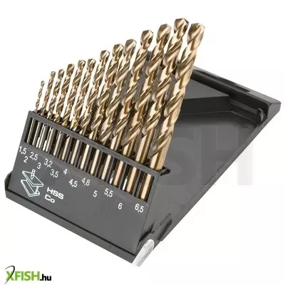 Neotools csigafúró készlet hss-cobalt, 1.5 - 6.5mm, 13db