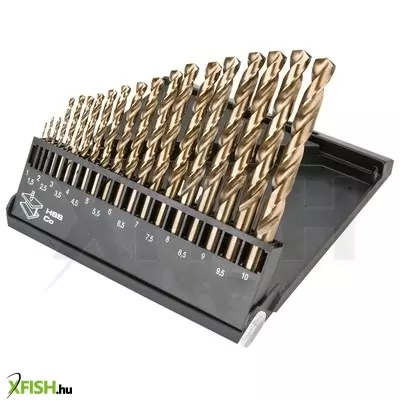 Neotools csigafúró készlet hss-cobalt, 1.0 - 10.0mm, 19db