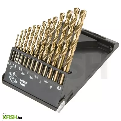 Neotools csigafúró készlet hss titán bevonattal 1.5 - 6.5mm, 13db
