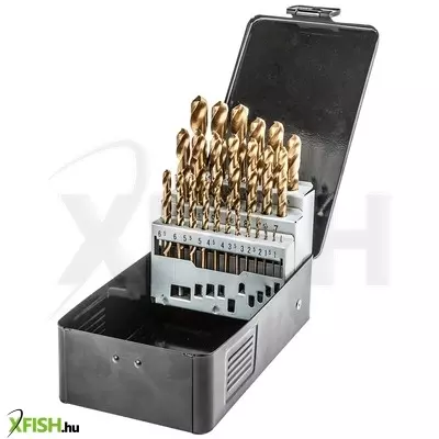 Neotools csigafúró készlet hss titán bevonattal 1.0 - 13.0mm, 25db
