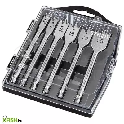 Neotools lapos marófúró készlet 10, 12, 16, 18, 20, 25mm, 6db