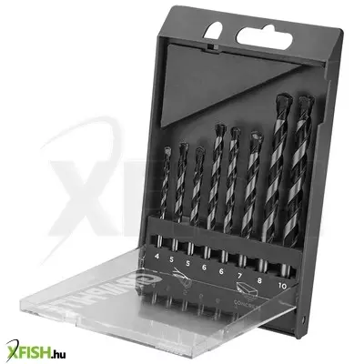 Neotools betonfúró készlet 8 részes - 4, 5, 5, 6, 6, 7, 8, 10mm