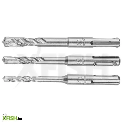 Neotools betonfúró készlet sds plus 6, 8, 10 x110mm, 4 élű, 3db