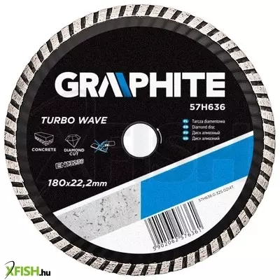 Neotools gyémánt vágókorong 180mm turbo hűtőbordás