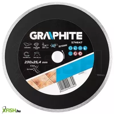 Neotools gyémánt vágókorong 230mm vizes, 59g891 csempevágóhoz