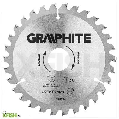 Neotools körfűrészlap keményfém fogakkal, 165x30mm, 30 fog aluminium