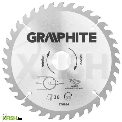 neotools körfűrészlap keményfém fogakkal, 185x30mm, 36 fog