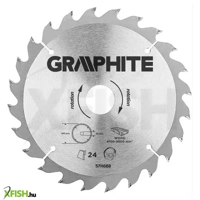 Neotools körfűrészlap keményfém fogakkal, 190x30mm, 24 fog