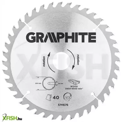 Neotools körfűrészlap keményfém fogakkal, 200x30mm, 40 fog