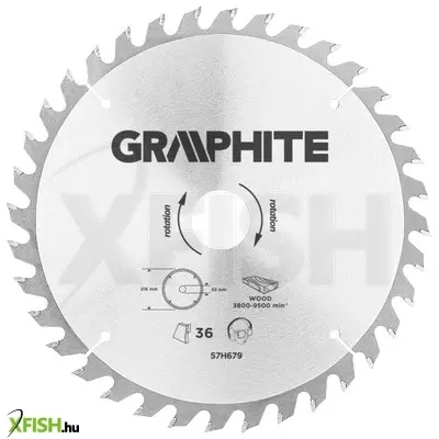 Neotools körfűrészlap keményfém fogakkal, 216x30mm, 36 fog
