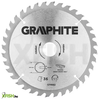 Neotools körfűrészlap keményfém fogakkal, 205x30mm, 36 fog