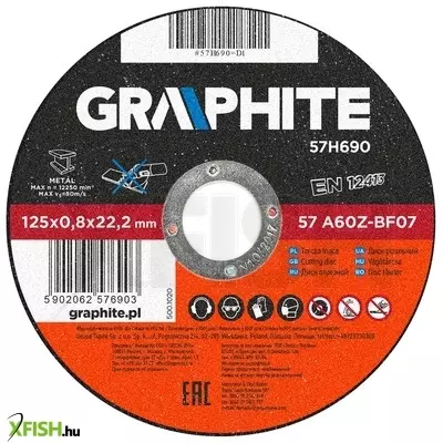 Neotools vágókorong fémhez 125x0.8mm inox