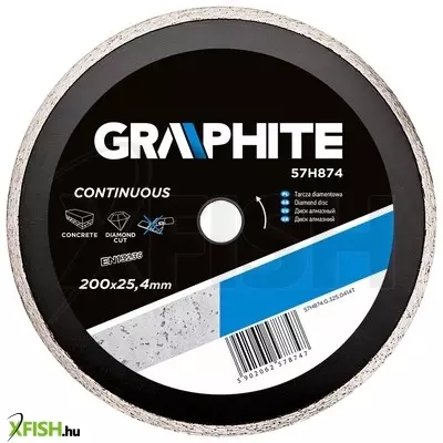 Neotools gyémánt vágókorong 200x25.4mm vizes