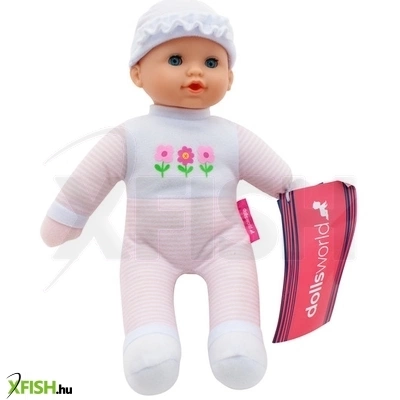 Dolls world my first baby puhatestű baba - 30 cm, többféle
