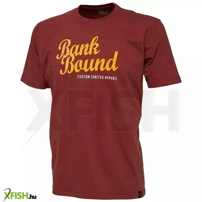 Prologic Bank Bound Custom Tee Dark Grey Sötétszürke Horgász Póló M