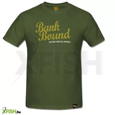 Prologic Bank Bound Custom Tee Olive Zöld Horgász Póló M