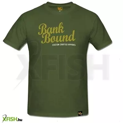 Prologic Bank Bound Custom Tee Olive Zöld Horgász Póló Xl