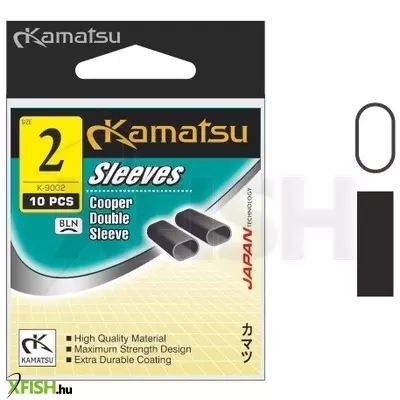 Kamatsu Copper Double Sleeve Krimpelő Cső 2 mm 10 db/csomag