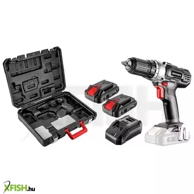 Neotools akkus fúró energy+, 2db akku+töltő!, 18v/2ah, 13mm, koffer