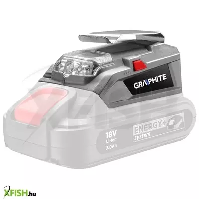 neotools powerbank adapter + led lámpa, energy+, akku nélkül!!!