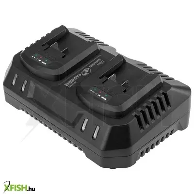 neotools dupla akkumulátortöltő energy+ egyakkus rendszerhez, 240w, 2x3a