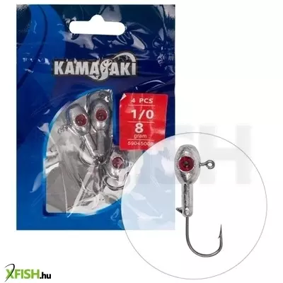 Kamasaki Red Shot Jig Fej 10G 2/0 4Db/Csomag