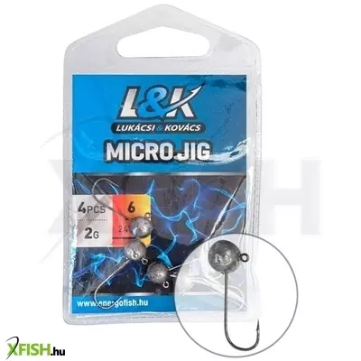 l&k micro jig fej 2316 10 1g 4 db/csomag