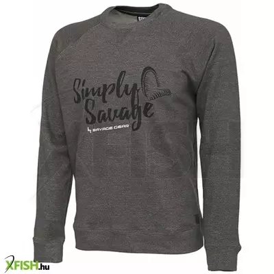 Savage Gear Simply Savage Sweater Melange Grey Xxl Póló