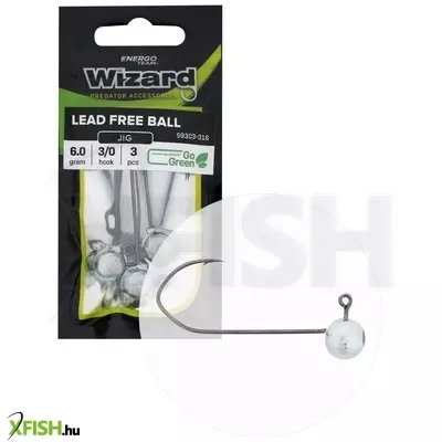 Wizard Twisterfej Go Green 3/0 6g 3 db/csomag