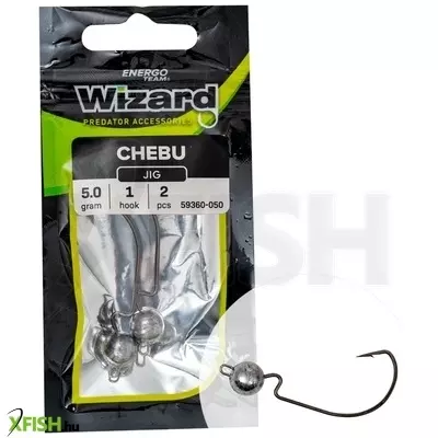 wizard chebu jig horog 1-es 5g 2db/csomag