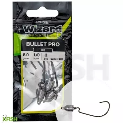 wizard bullet pro jig horog 5g 1.0-ás 3db/csomag