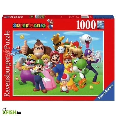 Ravensburger puzzle 1000 db - super mario