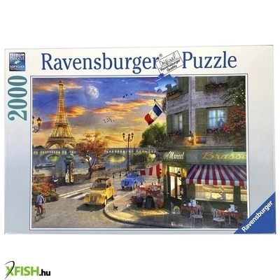 Ravensburger puzzle 2000 db - romantikus este párizsban