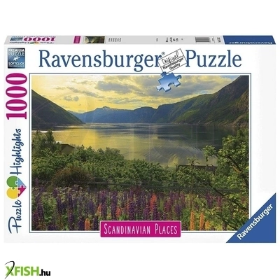 Ravensburger puzzle 1000 db - norvég fjordok