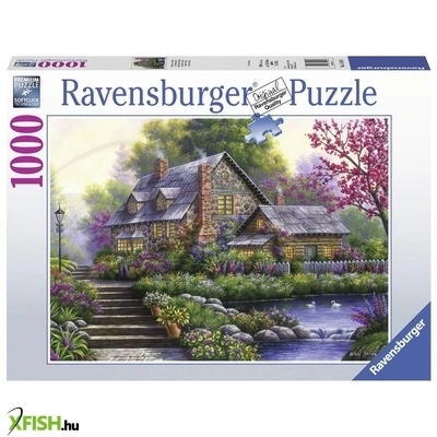 Ravensburger puzzle 1000 db - romantikus kis ház