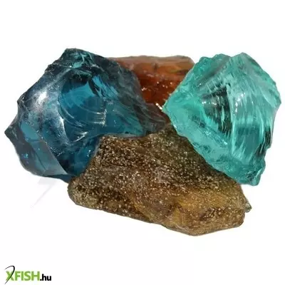 Egyéb vegyes üvegkő akvárium dekoráció S