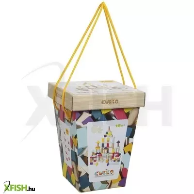 cubika 50 db-os fa építőkocka