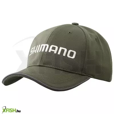 Shimano Apparel Standard Cap Regular Khaki Baseball Sapka Zöld